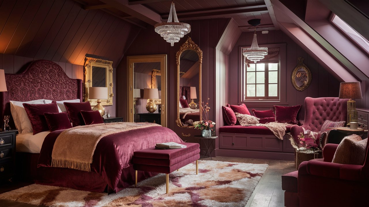 15 Burgundy Bedroom Ideas