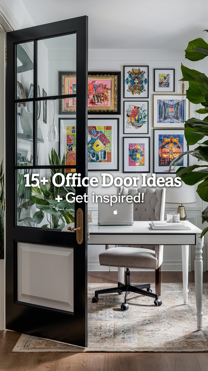 17 Home Office Door Ideas