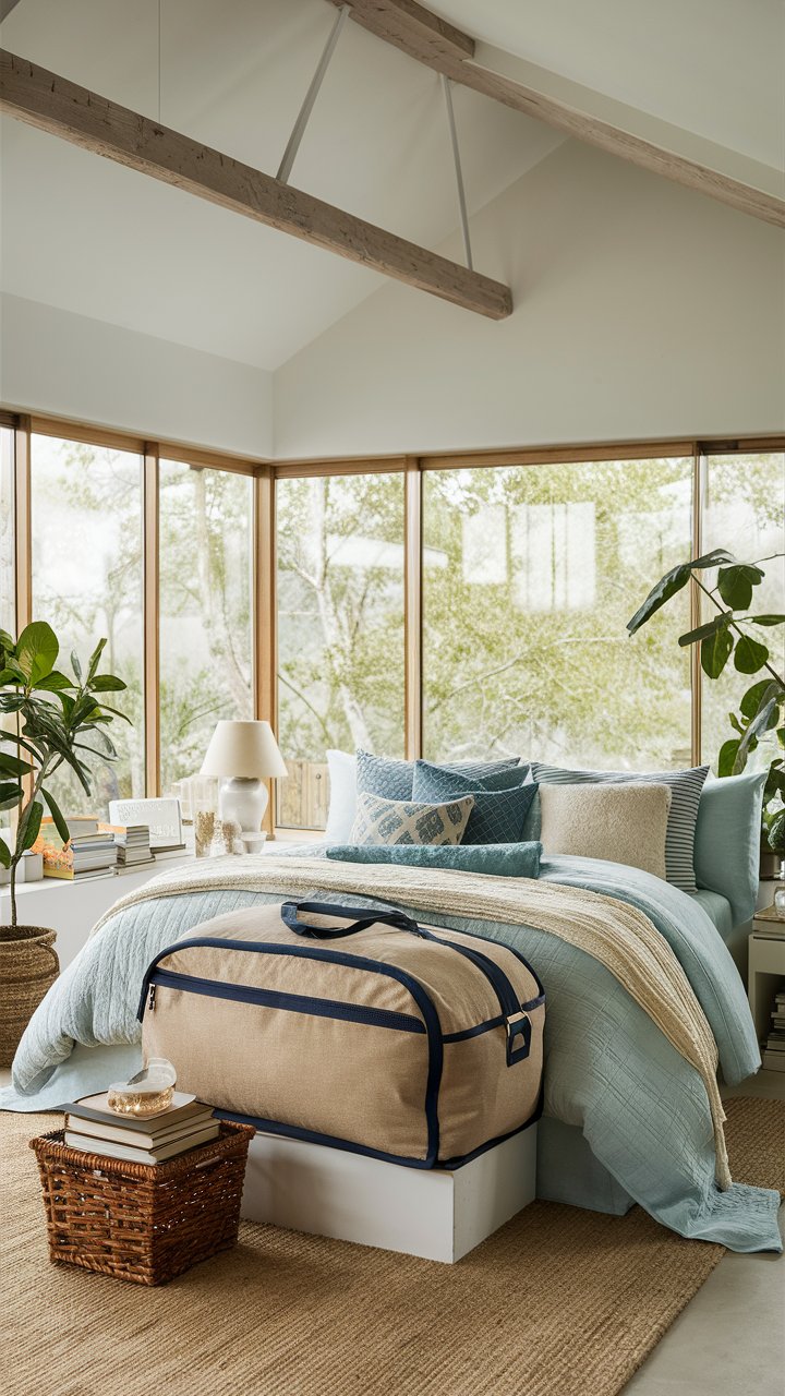 17 Comforter Storage Ideas