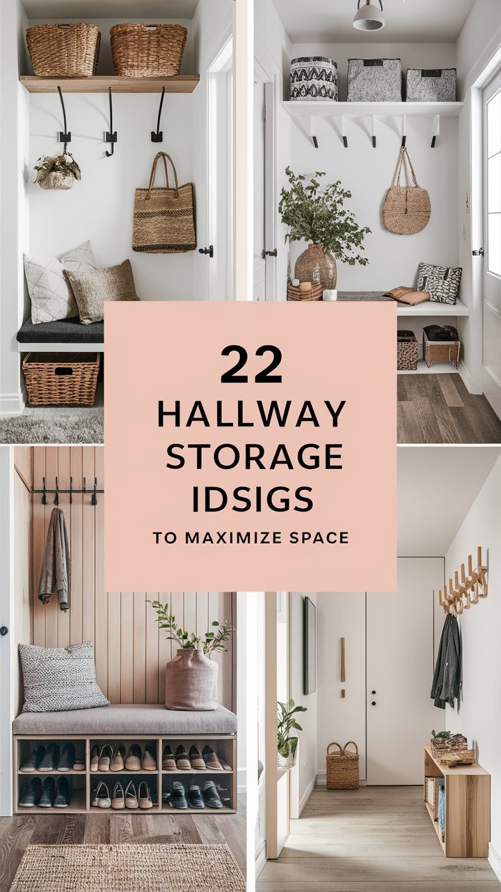 22 Hallway Storage Ideas