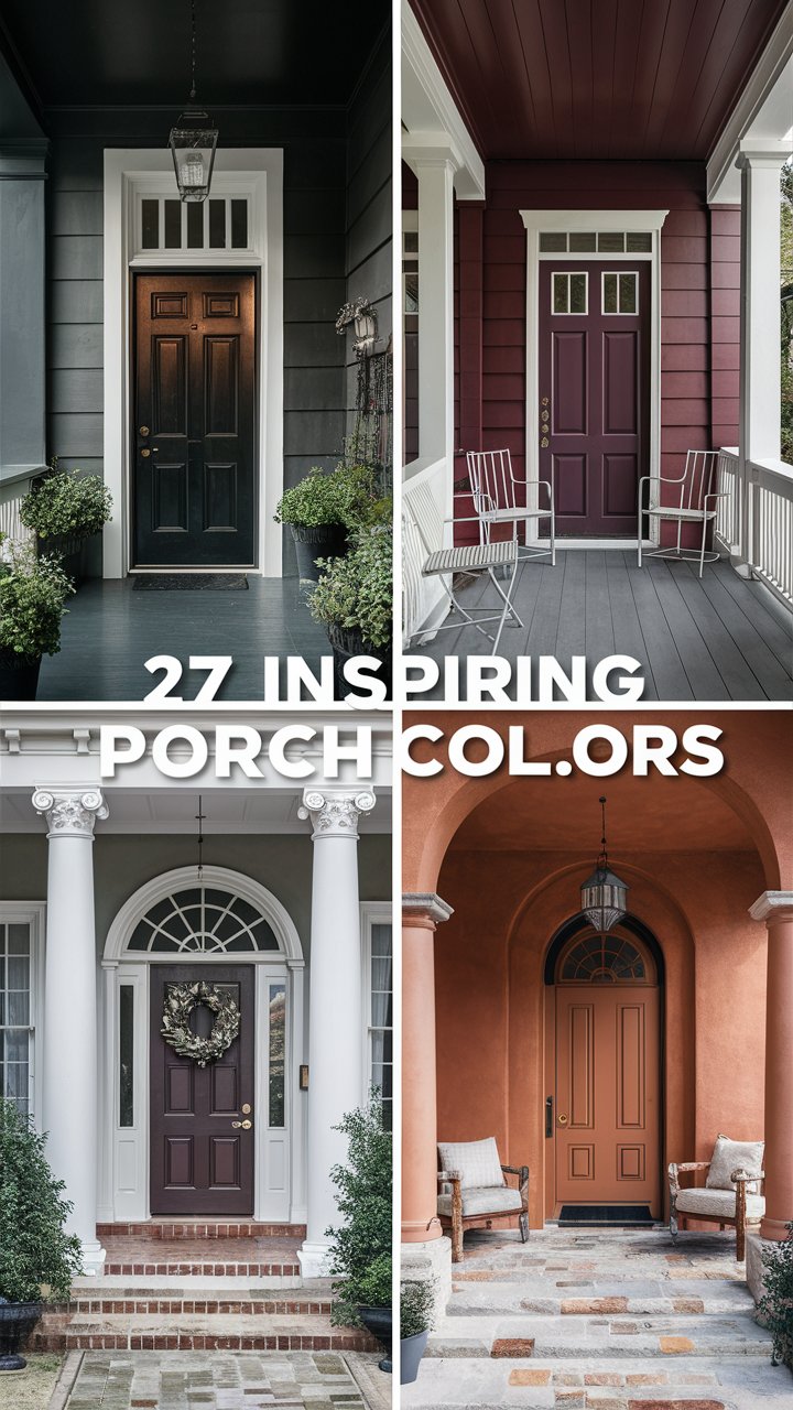27 Porch Paint Colors To Refresh Your Home’s Curb Appeal