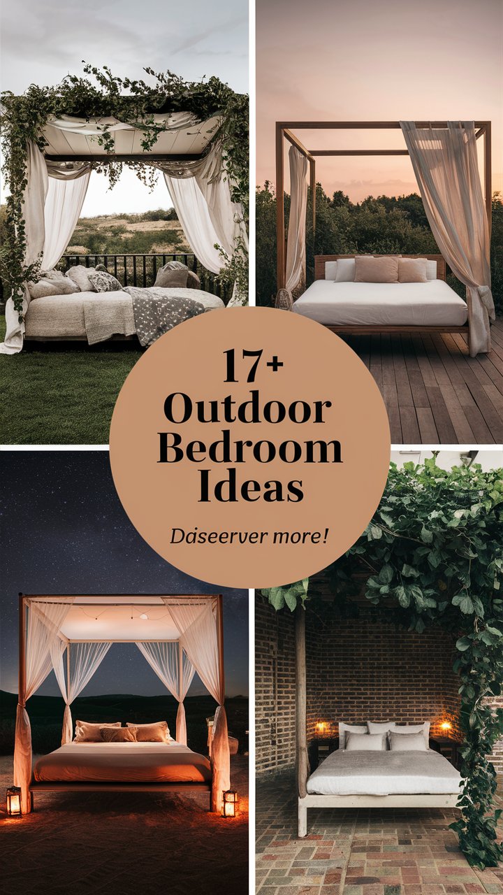 17 Outdoor Bedroom Ideas for Open-Air Comfort