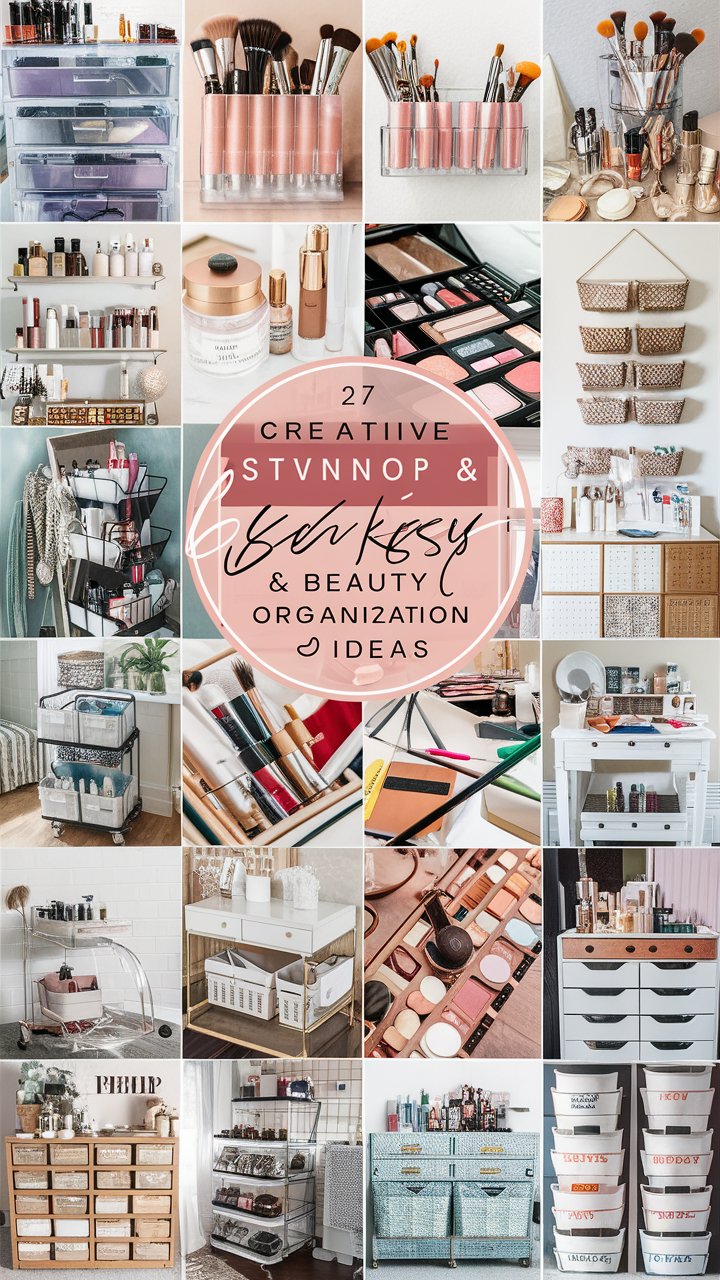 27 Makeup Organizer Ideas