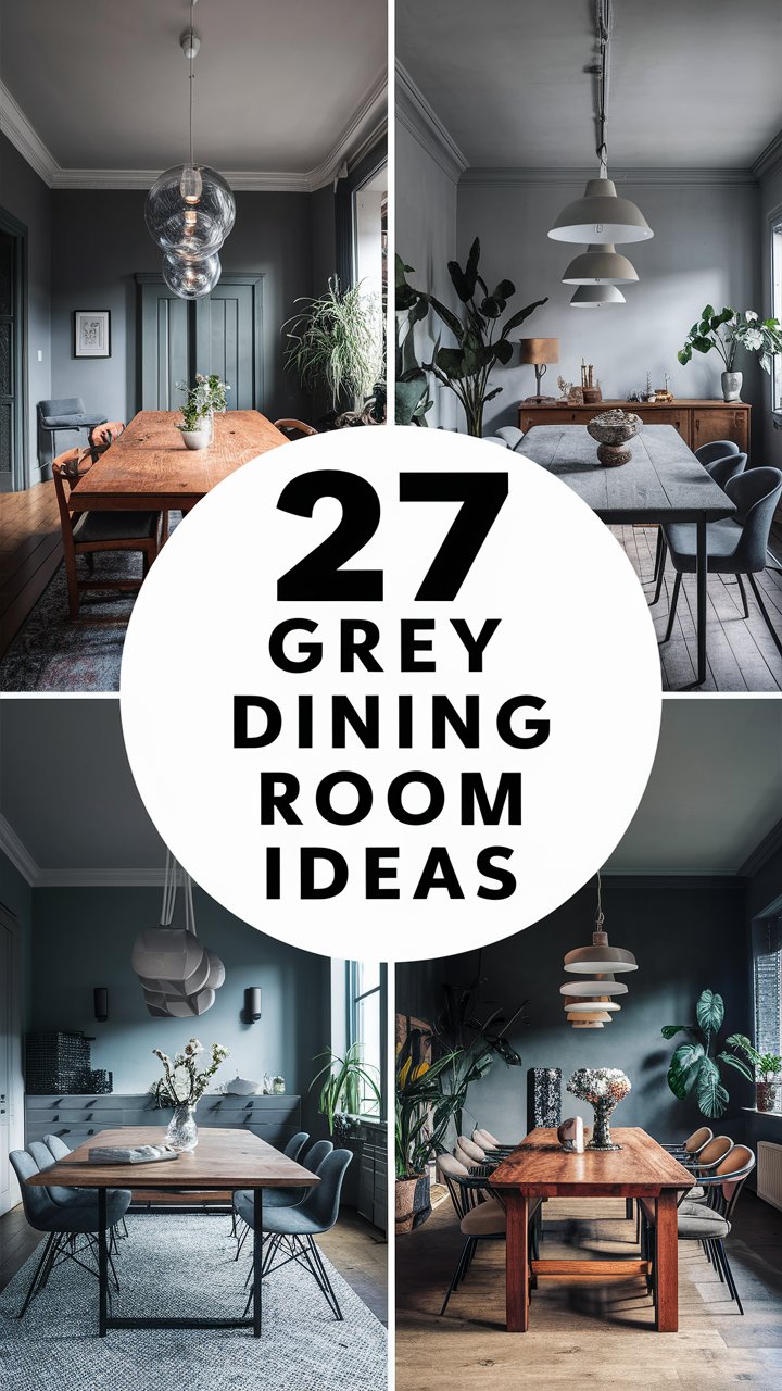 27 Gray Dining Room Ideas You Need To See