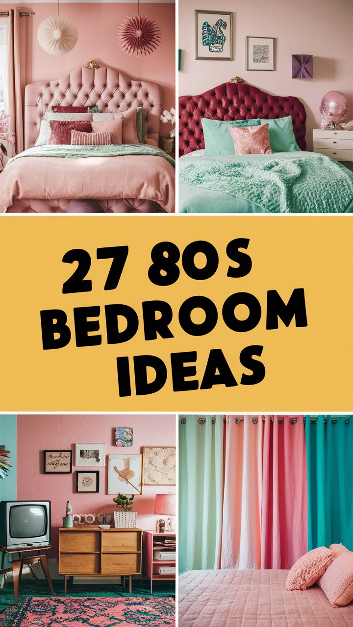 27 Unique 80s Bedroom Ideas To Capture Retro Flair